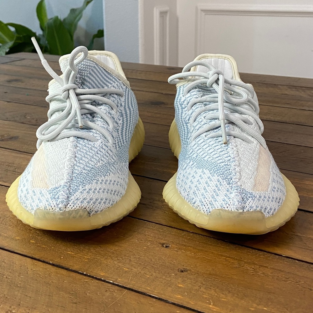 Adidas Yeezy Boost 350 V2 Cloud White Non-Reflective FW3043 Mens 8 - Picture 2 of 8